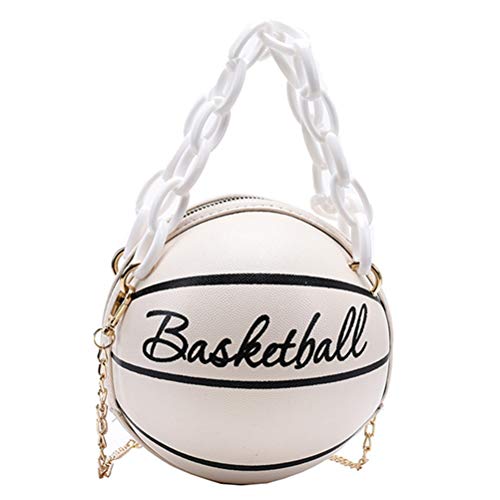 Lurrose Basketball Handtasche Damen Basketball Umhängetasche Umhängetasche Für Damen, Shopping Handtaschen Umhängetasche Tote Modisches Reisezubehör von Lurrose