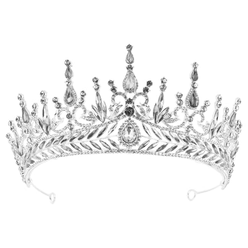 Lurrose Haarschmuck Für Die Braut Barockrhinestone K?nigin Krone Tiara: Kristall Braut Hochzeit Tiara Diamand Prinzessin Krone Braut Kostüm Schmuck Haarschmuck Silber Hochzeitsdekoration Lurrose Haarschmuck Für Die Braut Barockrhinestone K?nigin Krone Tiara: Kristall Braut Hochzeit Tiara Diamand Prinzessin Krone Braut Kostüm Schmuck Haarschmuck Silber Hochzeitsdekoration von Lurrose