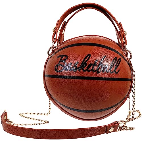 Lurrose Basketball Handtasche Damen Basketball Umhängetasche Umhängetasche Für Damen, Shopping Handtaschen Umhängetasche Tote Modisches Reisezubehör von Lurrose