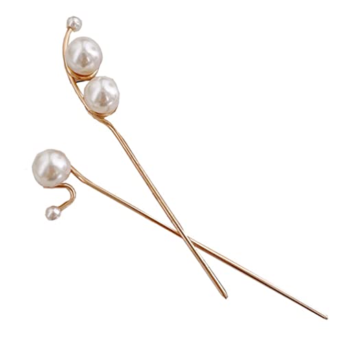 Chinesische Haarstäbchen Vintage Haarnadel Haarstock: Perlen Haar Essstäbchen 2 Stücke Golden Zinklegierung Chignon Pin Chinesischer Stil Hochzeit Haarschmuck Party Haar Styling Schmuck Chinesische Haarstäbchen Vintage Haarnadel Haarstock: Perlen Haar Essstäbchen 2 Stücke Golden Zinklegierung Chignon Pin Chinesischer Stil Hochzeit Haarschmuck Party Haar Styling Schmuck von Lurrose