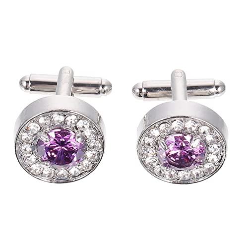 Lurrose 1 Paar Manschettenknöpfe Retro Dekoration Manschettenknöpfe Strass Besetzte Anzugknöpfe Nähverschlüsse Ersatzknöpfe Bekleidungszubehör Retro Kleiderknöpfe Lila Lurrose 1 Paar Manschettenknöpfe Retro Dekoration Manschettenknöpfe Strass Besetzte Anzugknöpfe Nähverschlüsse Ersatzknöpfe Bekleidungszubehör Retro Kleiderknöpfe Lila von Lurrose