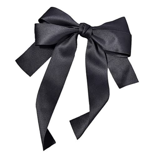 Lurrose 1 Stück Haarnadel Schwarz Geschenkschleifen Mädchenschleifen Für Haare Schwarze Mädchen-Haar-Accessoires Schleife Pferdeschwanzhalter Haarschleifen Für Kleinkinder von Lurrose