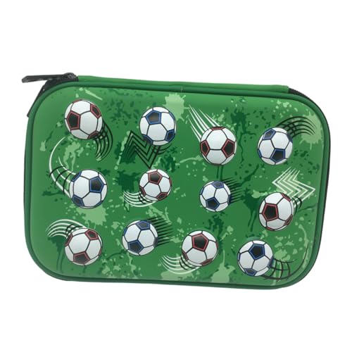 Lurrose Fußball-Form-etui Aus Eva Federmäppchen Für Junge Mädchen Tasche Zum Aufbewahren Von Make-up Pinseln Stoßfest Langlebig Und Wasserabweisend Mit Reißverschluss Für Einfaches von Lurrose