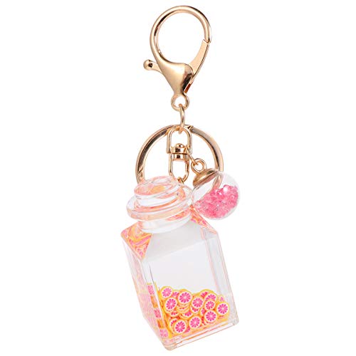Einzigartiger Schlüsselanhänger Aus Flüssigem Treibsand – Obst-schlüsselanhänger- – Acryl-taschenanhänger Für Autoschlüssel Telefon Und Tasche von Lurrose