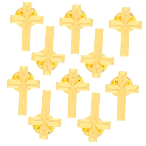 Lurrose 10stücke Kreuzform Broschennadel Aus Zinklegierung Dekorative Anstecknadel Für Kleidung Und Hut Diy-schmuck Für Party Und Hochzeit Lurrose 10stücke Kreuzform Broschennadel Aus Zinklegierung Dekorative Anstecknadel Für Kleidung Und Hut Diy-schmuck Für Party Und Hochzeit von Lurrose