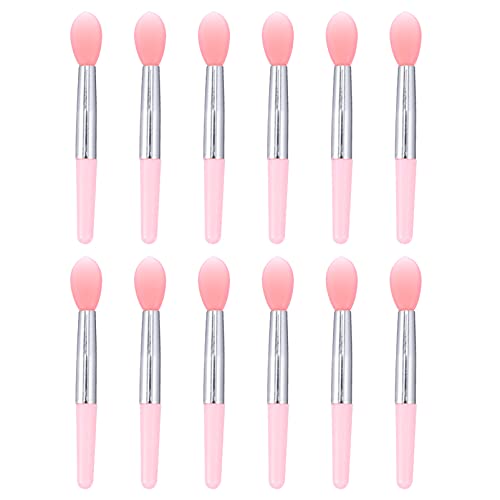 Lurrose 12Pcs Silikon Lip Pinsel Mini Professionelle Make- Up Augenbraue Lippenstift Pinsel Kosmetik Pinsel Zauberstäbe Reise Werkzeug für Lip Balm Masken Öl Farbe 1 von Lurrose
