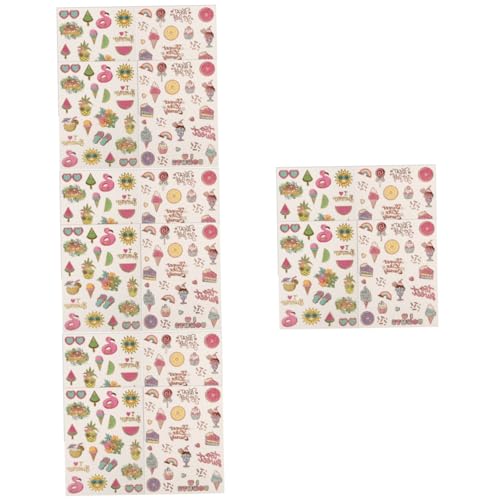 Lurrose 16blätter Hawaii-stil Tattoos Aufkleber Temporäre Wasserdichte Körperdekoration Für Arm Bein Und Kreative Designs Für Partys Und Festivals von Lurrose