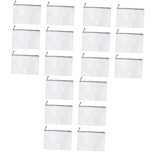 Lurrose 18 STK Grid Aktentasche Schreibwaren Mesh-Aufbewahrungstasche Federmäppchen Dokumententasche Durchsichtige Aufbewahrungsbeutel Mesh-Organizer-Taschen Studentenversorgung PVC Weiß Lurrose 18 STK Grid Aktentasche Schreibwaren Mesh-Aufbewahrungstasche Federmäppchen Dokumententasche Durchsichtige Aufbewahrungsbeutel Mesh-Organizer-Taschen Studentenversorgung PVC Weiß von Lurrose