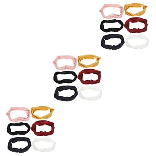 Lurrose 18 Stk Stirnband Damen Stirnbänder Yoga-accessoires Für Trainingsstirnbänder Für Frauen Stirnbänder Für Damen Trainings-stirnbänder Haarschmuck Für Stoff Fitness Zubehör Jahrgang von Lurrose