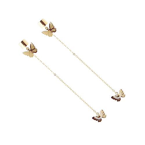 Lurrose 1Paar Verlorene Ohrringe für Drahtlose Kopfhörer Ohrhörerhalter mit Schmetterlingsdesign Elegante Ohrklammern für Damen Perfektes für Besondere Anlässe Modischer von Lurrose