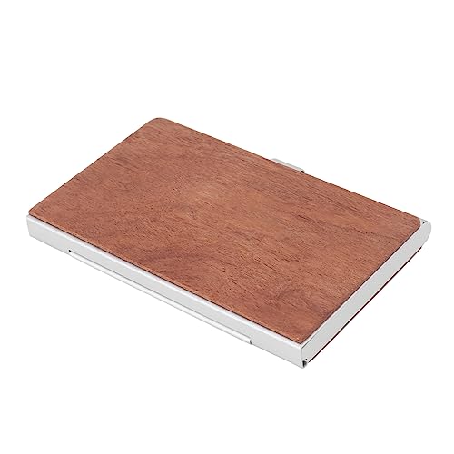 Lurrose 1stk Aus Massivholz Geschäftsmann Kreditkarteninhaber Namenskarten-aufbewahrungshalter Geschäftsinhaber Für Männer Namensfall Visitenkartenhülle Hölzern von Lurrose