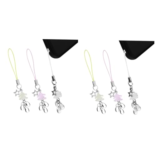 Lurrose 2 Sätze Teiliges Handy Charms Straps Für Frauen Mit Praktischem Anhänger Vielseitig Einsetzbar Für Handys Schlüssel Rucksäcke Robust Einfach Zu Verwenden 3 Stücke * 2 von Lurrose
