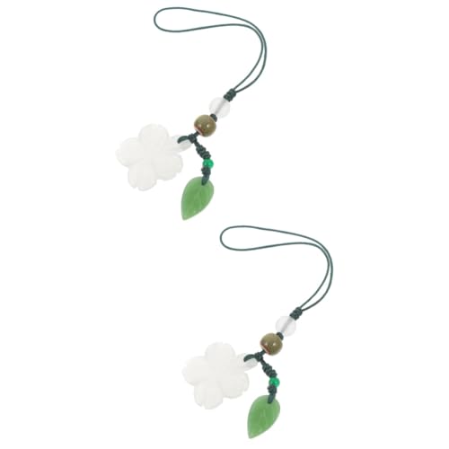 Lurrose 2 Stück Schmuckzubehör Anhänger Blattform für DIY Schlüsselanhänger Taschen Dekoration aus Haltbarem Liebevolles Design Leicht Tragbar für Kreative Bastelprojekte von Lurrose