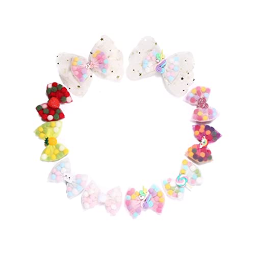 Lurrose 2st Schleifen Für Mädchen Bögen Haarschmuck Für Mädchen Kopfschmuck Kinder Haarnadel Haarschleifen Krokodilklemmen Ostern Haarspangen Süße Haarspangen Prinzessin Kleine Knopf von Lurrose