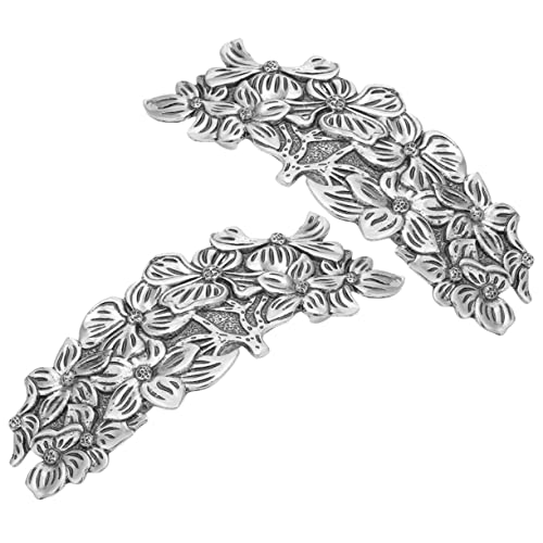 Lurrose 2st Vintage Wikinger Haarspangen Haarschmuck Für Frauen Haarspange Für Mädchen Blumenhaarspangen Für Frauen Haarspangen Aus Metall Für Damen Jahrgang Fräulein Geschenk Legierung von Lurrose