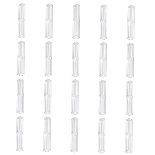 Lurrose 20stücke STK Kunststoff Tintenstiftetui Tragbare Stiftverpackungsbox Bürobedarf Schulstifthalter Transparente Stiftbox Für Bleistifte Und Kugelschreiber von Lurrose