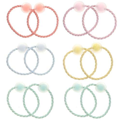 Lurrose 20 Stück Elastische Haargummis: Süßes Haarseil – Elastische Pferdeschwanzhalter für Frauen Und Mädchen (stil 1) von Lurrose