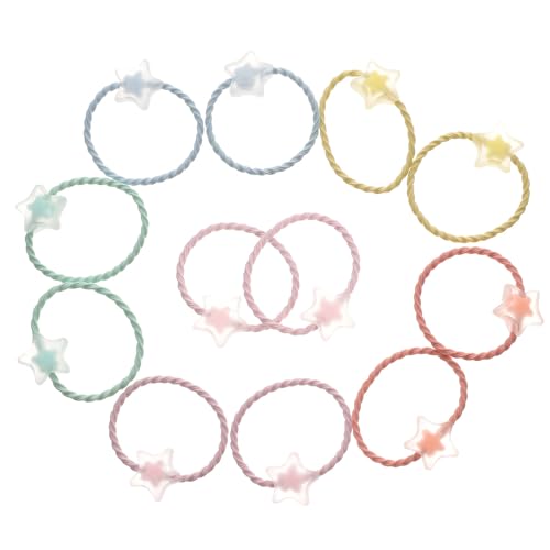 Lurrose 20 Stück Elastische Haargummis: Süßes Haarseil – Elastische Pferdeschwanzhalter für Frauen Und Mädchen (stil 2) von Lurrose