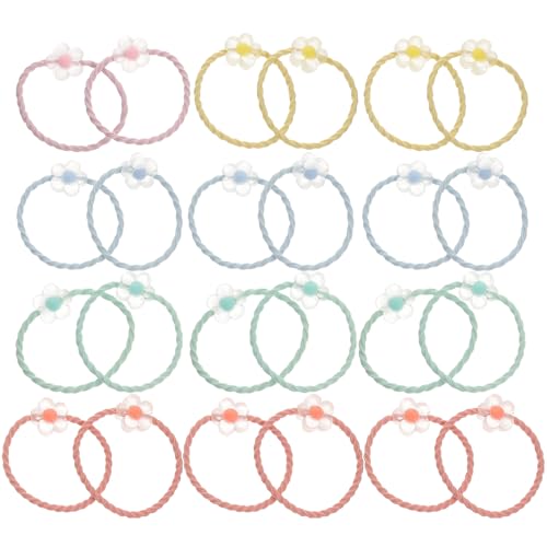 Lurrose 20 Stück Elastische Haargummis: Süßes Haarseil – Elastische Pferdeschwanzhalter für Frauen Und Mädchen (stil 5) von Lurrose