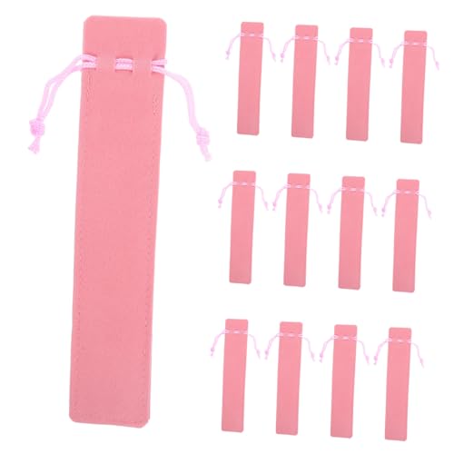 Lurrose 20 Stück Elegante Drawstring Stiftbeutel aus Strapazierfähigem Material Vielseitige Aufbewahrung für Schreibwerkzeuge Schule Büro und von Lurrose