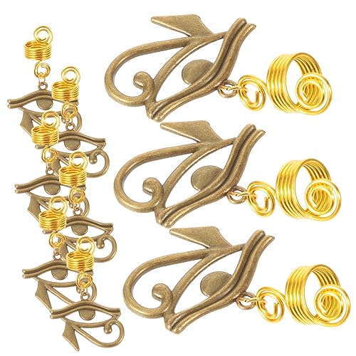 Lurrose 20stücke Dreadlock-haarmanschetten Aus Haarschmuck Für Zöpfe Zubehör Für Dreadlocks Geeignet Für Partys Hochzeiten Und Fotos von Lurrose