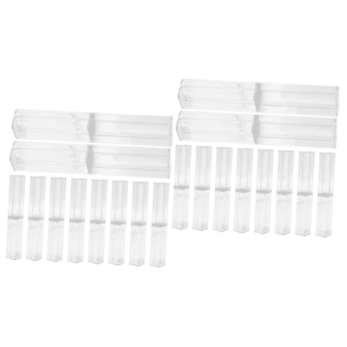 Lurrose 20stücke Teiliges Klarer Stiftebox Für Schule Und Büro Praktische Aufbewahrung Für Bleistifte Kugelschreiber Und Transparentes Design Für Einfache Organisation von Lurrose