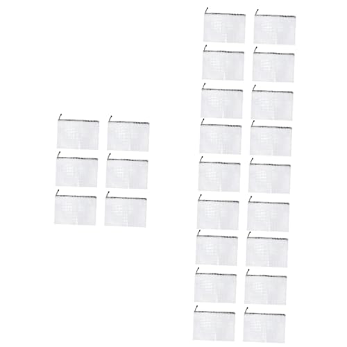 Lurrose 24 STK Grid Aktentasche wasserdichte Dokumententasche Großer Bleistiftbeutel Federmäppchen Masse aufbewahrungssack Storage Pockets netzsack Speicherhalter Stift-Organizer PVC Weiß Lurrose 24 STK Grid Aktentasche wasserdichte Dokumententasche Großer Bleistiftbeutel Federmäppchen Masse aufbewahrungssack Storage Pockets netzsack Speicherhalter Stift-Organizer PVC Weiß von Lurrose