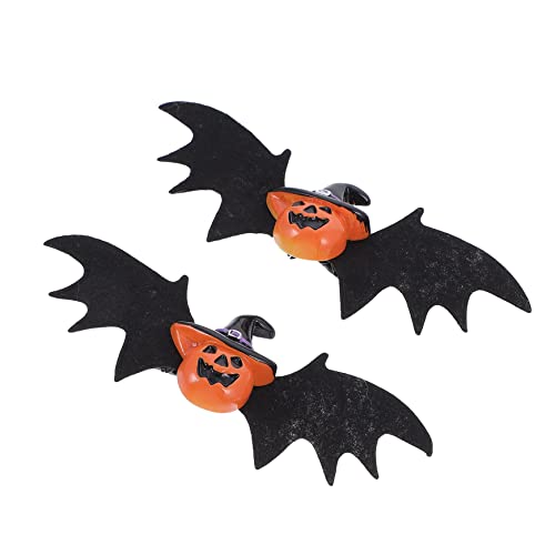 Lurrose 2st Halloween-haarspangen Halloween Teufel Haarspangen Haarpflegezubehör Haarspangen Für Damen Halloween-haarschmuck Für Kinder Gotisch Land Cool Fräulein Legierung Seitenclip von Lurrose