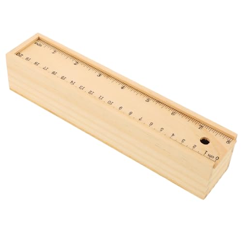 Lurrose Kommunionkerze Mit Karton 2st Federmäppchen Aus Holz Für Schreibwaren Schublade Fall Fächer Stift Aufbewahrung Schreibwaren Organizer Pin-Box Federmäppchen Für Kinder Hölzern von Lurrose