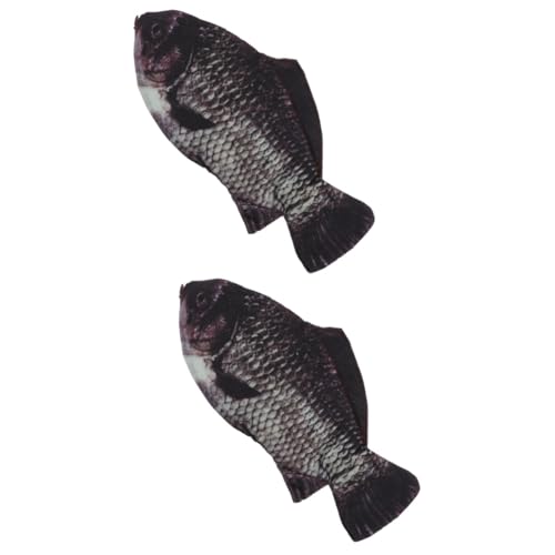 Lurrose 2stücke Multi- Fischförmiger Bleistiftbeutel Robuster Praktische Aufbewahrung Für Stifte Makeup Und Für Schule Und Großes Volumen von Lurrose