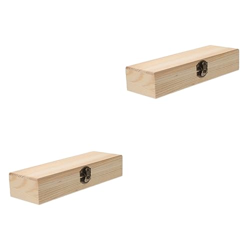 Lurrose 2er-Box Handform Für Kinder Karton Gefrosteter Stifthalter Studenten-Bleistift-Organizer Studenten Schreibwarenversorgung Mattiertes Federmäppchen Etui Holzbehälter Hölzern von Lurrose
