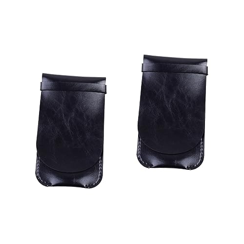 Lurrose 2stücke Vintage Stiftetui Für Mehrere Stifte Handgemachte Stifthülle Schwarz Perfekter Pen Holder Für Zuhause Büro Und Schule Federmäppchen Für Schreibwaren von Lurrose