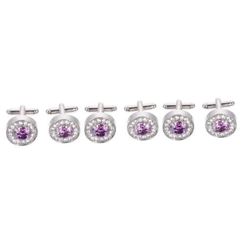 Lurrose 3 Paar Manschettenknöpfe Mantelknöpfe Trendy Accessoires Modeaccessoires Hemddekorationen Modische Knöpfe Retro Manschettenknöpfe Nähverschlüsse Ersatzknöpfe Legierung Lila Lurrose 3 Paar Manschettenknöpfe Mantelknöpfe Trendy Accessoires Modeaccessoires Hemddekorationen Modische Knöpfe Retro Manschettenknöpfe Nähverschlüsse Ersatzknöpfe Legierung Lila von Lurrose