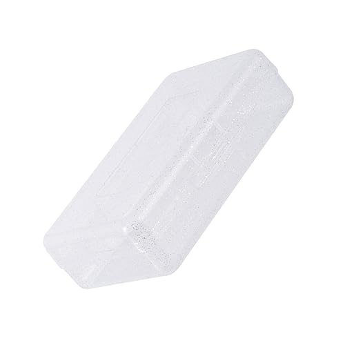 Lurrose 3 STK Mäppchen Bohrerkoffer Behälter Für Zeichenwerkzeuge Bürobedarfskoffer Schreibwarenkoffer Transparenter Schreibwarenhalter Stifteetui Organizer Schülerbedarf Weiß Plastik von Lurrose