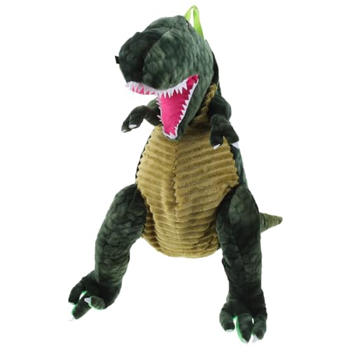 3D Plüsch Rucksack Nette Dinosaurier Bücher Tasche Dinosaurier Kostüm Zubehör Tasche Kreative Geschenke für Jungen Und Mädchen von Lurrose