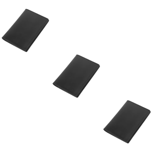 Lurrose 3stücke Business Card Holder Echtem Praktischer Kartenetui Für Und Tragbar Für Geschäftsreisen Veranstaltungen Und Alltag von Lurrose