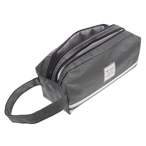 Lurrose 3stücke Doppelschichtiger Stiftbeutel Oxford Großer Tragbare Federtasche Für Schule Und Büro Organizer Für Schreibwaren Tiefem von Lurrose