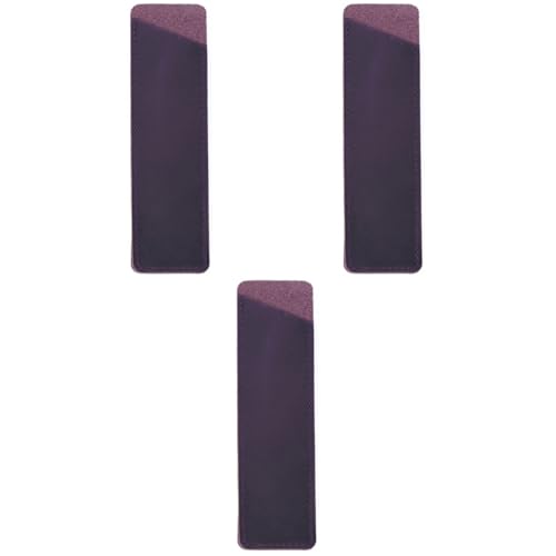 Lurrose 3stücke Handgefertigter Echtleder Stiftetui Vintage Stiftetasche Für Schule Büro Schutzhülle Für Stifte von Lurrose