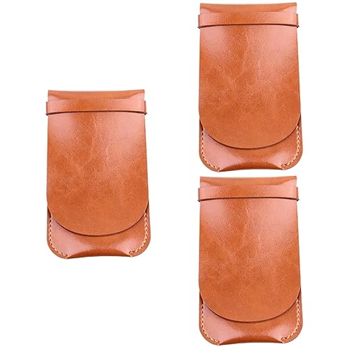 Lurrose 3stücke Handgefertigtes Pen Case Vintage- Stiftaufbewahrung Für Schule Büro Und Zuhause Pen Protective Sleeve Gelb Für Mehrere Stifte von Lurrose