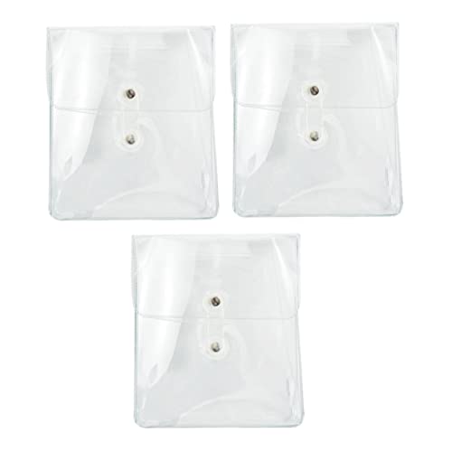 Lurrose 3stücke wasserdichte Transparente Tasche Aus PVC Für Aufbewahrung Und Tragbar Geeignet Für Wickeltasche Schminktasche Und Reisetasche von Lurrose