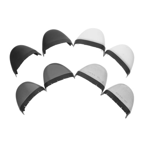 Lurrose 4 Paar Sicherheitsschuhe Zehenkappen Einlagen Stahlkappe Schutz Arbeitsschuhe Unisex Hohe Abriebfestigkeit Atmungsaktiv Leicht Verlängerte Lebensdauer Fußschutz von Lurrose