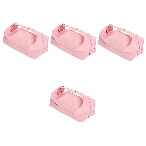 Lurrose 4 Stück Mäppchen Ästhetische Schulmaterialien Make-up-Tasche Etui Kawaii Schulmaterial Schreibwarentasche Mit Reißverschluss Große Bleistifttasche Polyester Münze Taschen Mädchen von Lurrose