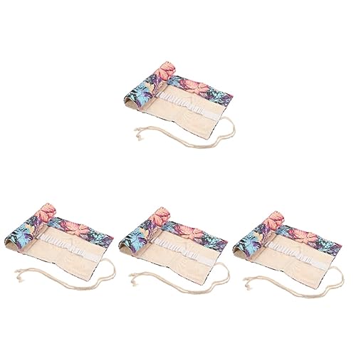 Lurrose 4 Stück Rollen Federmäppchen Für Farbstifte Farbstifte Bleistift Aufbewahrungshalter Aufbewahrungstasche Organizer Tragbar Farbstift Organizer Make Up Tasche Organizer von Lurrose