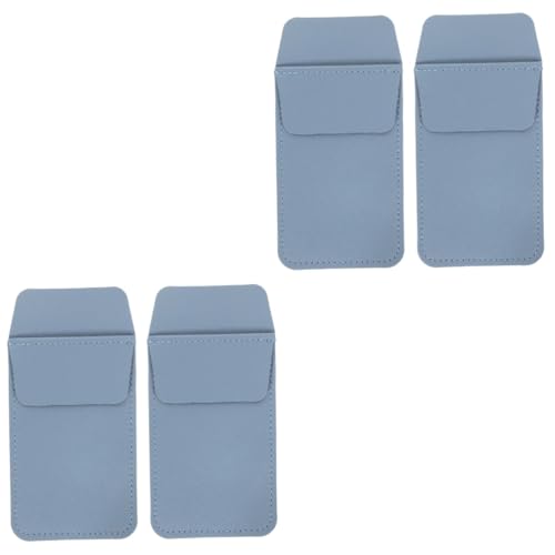 Lurrose 4stücke Pu Stift Tasche Praktischer Stifte Organizer Für Pflegekräfte Multifunktionale Schreibwaren Aufbewahrung Für Büro Und Medizin Nebelblau von Lurrose