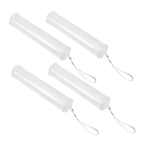 Lurrose 4stücke Transparenter Stiftebehälter Mit Teleskopdesign Durchmesser Längenbereich Leichtem Kunststoffmaterial Für Pinsel Und Stifte Geeignet Zum Skizzieren Malen Und Reisen Effizie von Lurrose