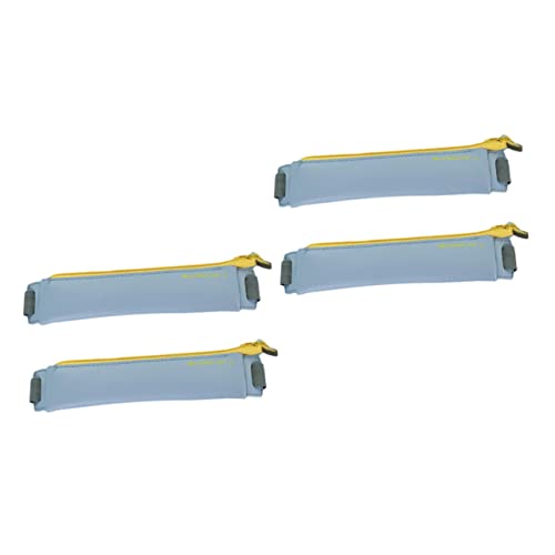 Lurrose 4stücke Vintage Stifteset Hochwertige Pu Pen Tasche Mit Gummizug Praktischer Stift Für Schule Büro Und von Lurrose