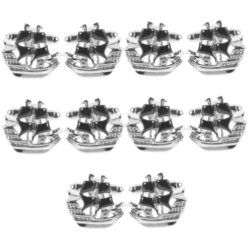 Lurrose 5 Paare Segel-Manschettenknöpfe Manschettenknöpfe für Herrenanzüge Hemd-Manschettenknopf Die Gold uniform bescherung weihnachten Kleidung Schmuck Business-Manschettenknöpfe Kupfer Lurrose 5 Paare Segel-Manschettenknöpfe Manschettenknöpfe für Herrenanzüge Hemd-Manschettenknopf Die Gold uniform bescherung weihnachten Kleidung Schmuck Business-Manschettenknöpfe Kupfer von Lurrose