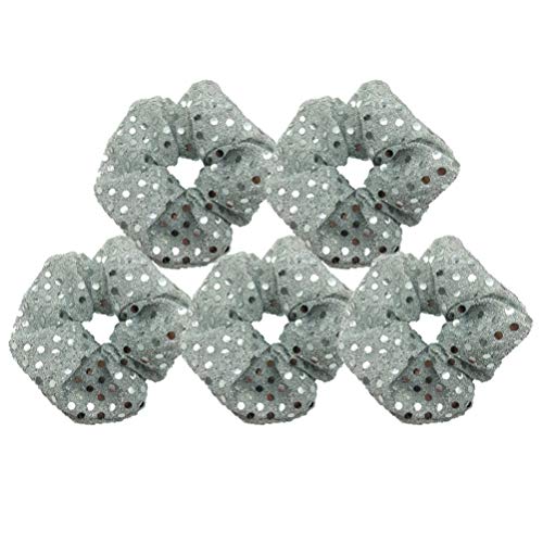 Lurrose 5st Knusprige Haargummis Haarseil Weihnachtspferdeschwanzhalter Elastische Gummibänder Haar Buntes Haar Pferdeschwanz Halter Gummibänder Für Mädchen Elastizität Gamaschen Fräulein von Lurrose