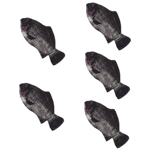 Lurrose 5stücke Zipper Pen Storage Pouch Fischform Praktischer Stiftehalter Hochwertigem Für Schule Und Büro Leicht Zu Reinigen Und Langlebig Perfektes Für Schüler Und Studenten von Lurrose