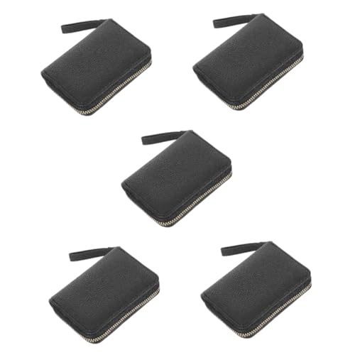 Lurrose 5stücke Pu Damen Geldbörse Mit Reißverschluss Große Kapazität Kartenetui Für Praktische Clutch Für Und Alltag Stilvolle Aufbewahrung Für Münzen Und Karten von Lurrose